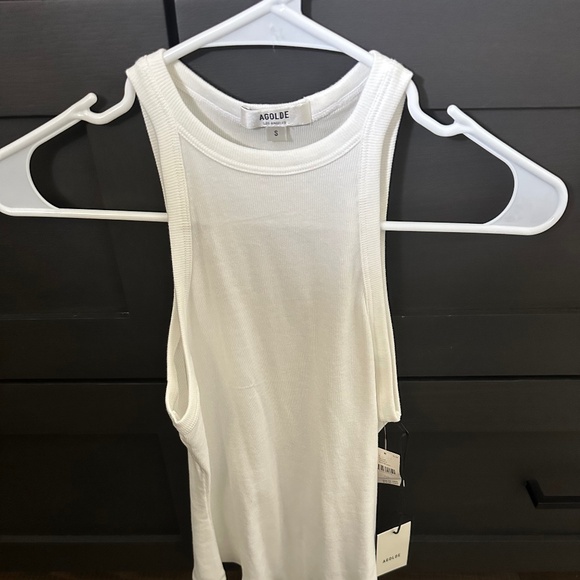 NWT AGOLDE Rianne High Neck Racerback Bodysuit - Picture 1 of 3